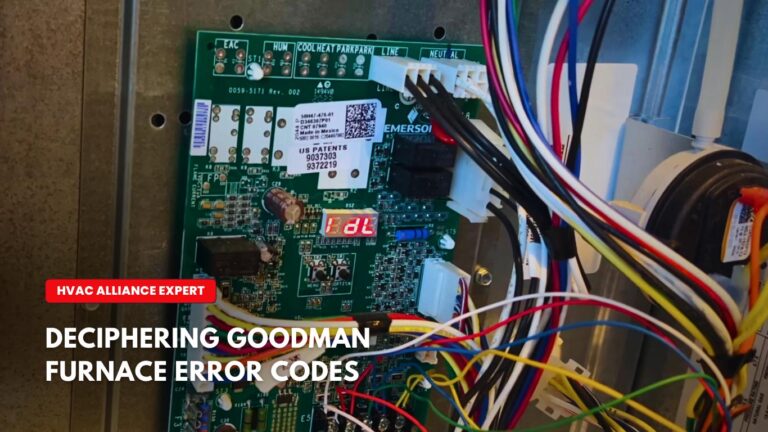 Understanding Goodman Furnace Error Codes